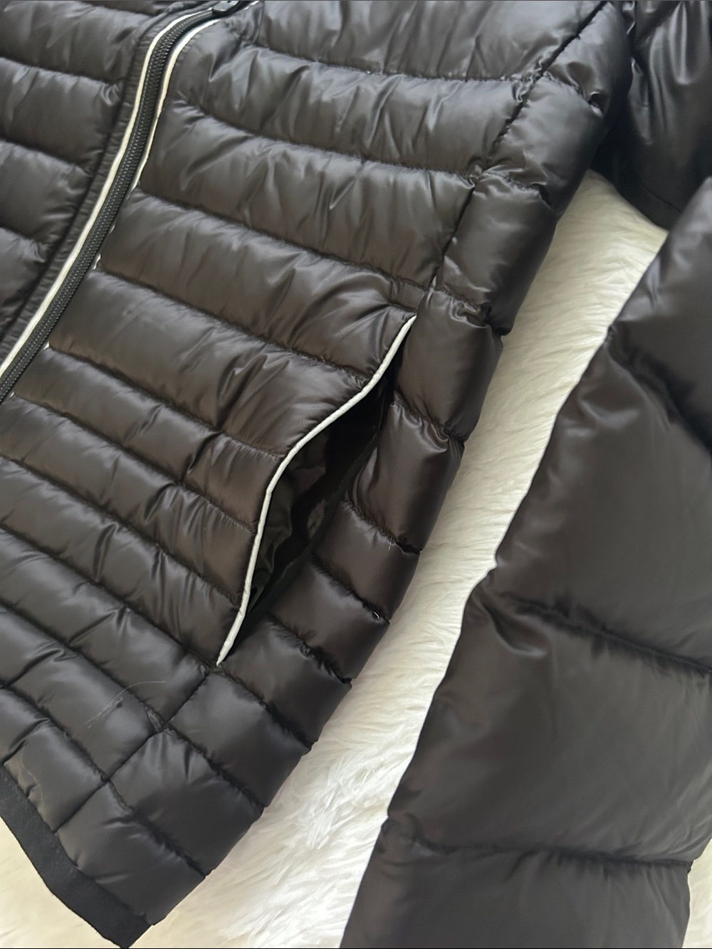 PUMA Kids Down Puffer Jacket Black-M - Picture 3 of 4